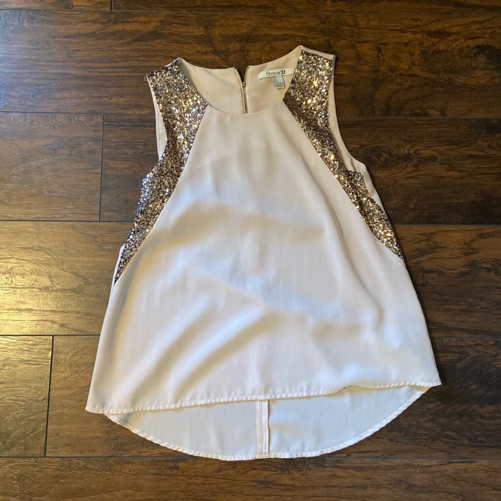 Forever 21 glitter top